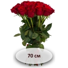 Красная роза 70 см