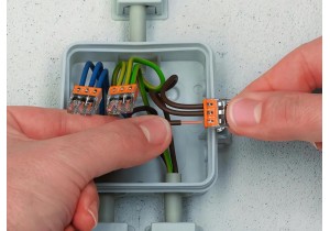 Монтаж провода от 1,5 до 2,5 мм